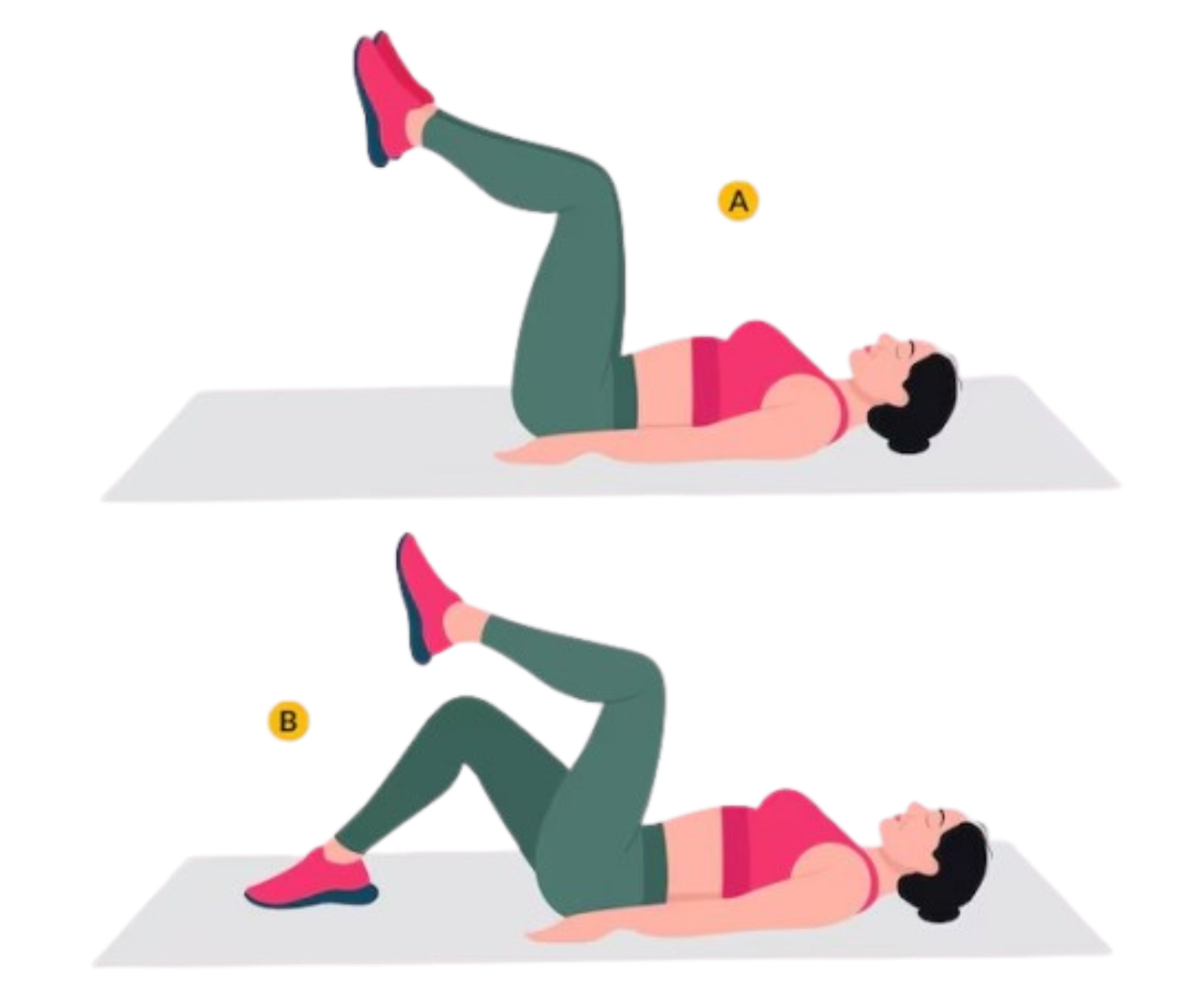 Image of Supine Toe Taps